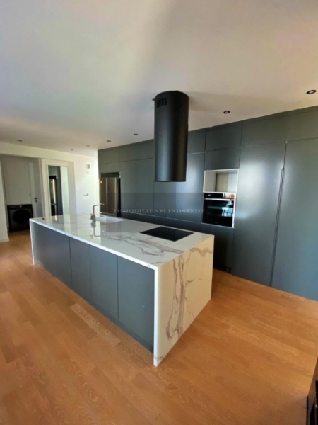 Open fitted kitchen