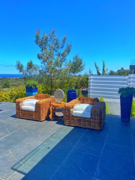 Large terrace area