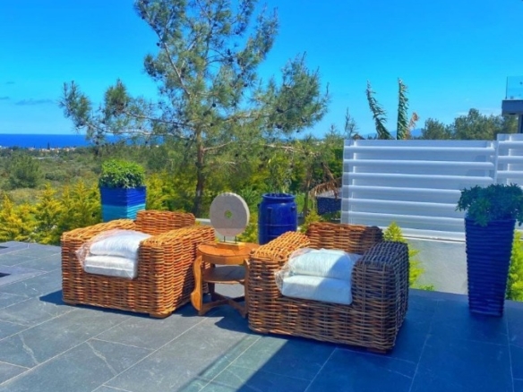 Große Terrassenfläche