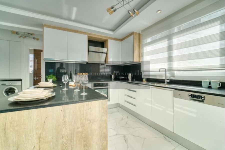 Open fitted kitchen